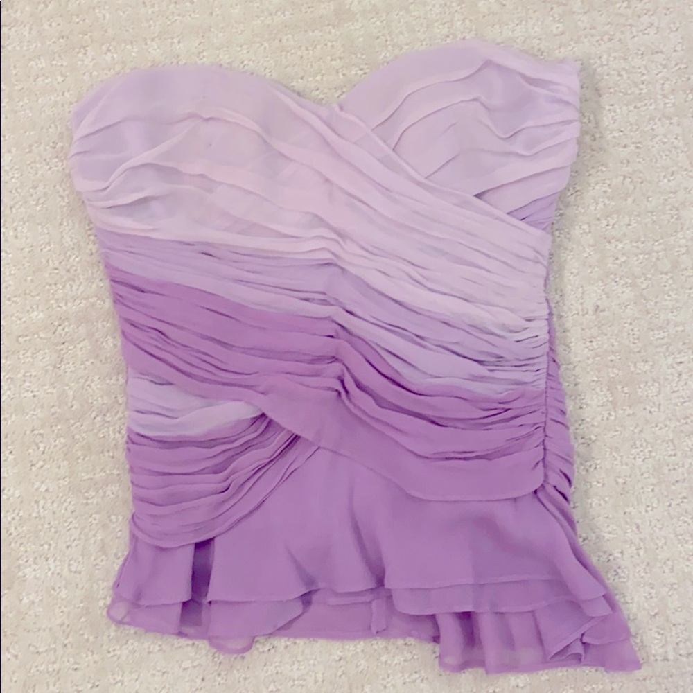 Arden B. Strapless fitted top